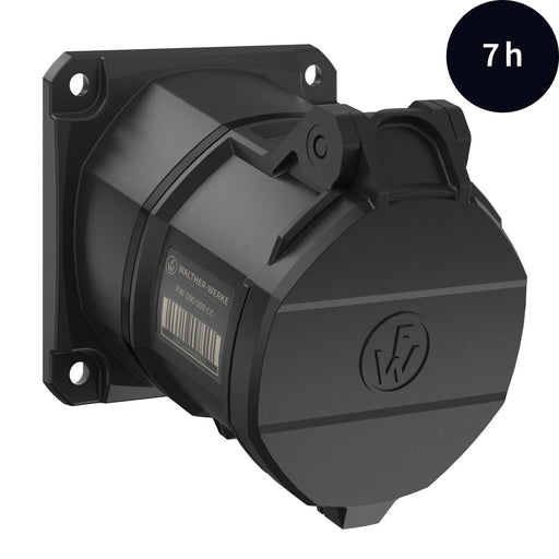 Walther Werke - CEE-Anbausteckdose (IEC 60309) CEE NEO Anbaudose schräg FW531507CC 32A 5P 7h IP54