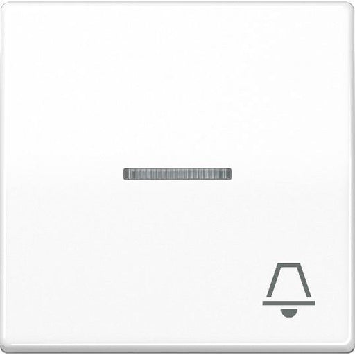 Jung - Abdeckung/Bedienelement für Installationsschalterprogramme Wippe Symbol KLINGEL aws AS 591 KO5K WW für beleuchtb.Taster