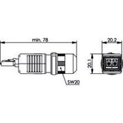 Telegärtner - LWL-Steckverbinder STX V4 LC-D Steckerset 100007560 MM