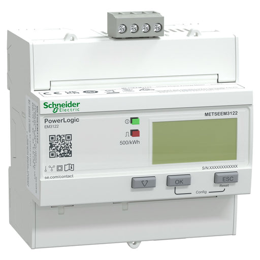 Schneider Electric - Elektrizitätszähler Energiezähler EM3122, 3 METSEEM3122 phasig, 45 A,Klasse1