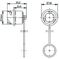 Telegärtner - Staubschutz für Steckverbindungen STX V1 Steckerschutzkappe 100022769