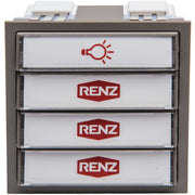Renz Metallwaren - Funktionsmodul für Türkommunikation Komb.Klingel/Lichtmodul 97-9-85276 gr − 1 Stück