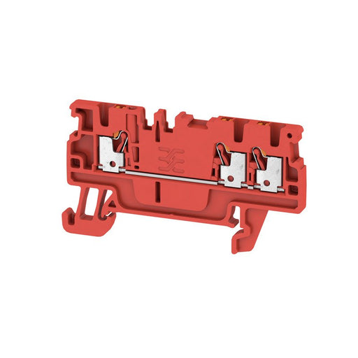 Weidmüller - Durchgangs-Reihenklemme Klemme A3C 1.5 RD PUSH IN, 1.5 mm² − 50 Stück