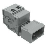 WAGO - Kabelsteckverbinder für Leiterplattensteckverbinder 1-Leiter-Stiftleiste 231-618/018-000/035- CAGECLAMP,2,5mm²,gr − 10 Stück