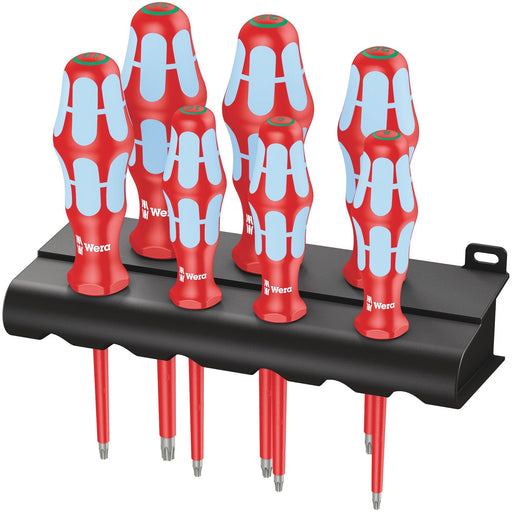 Wera - Schraubendreherset 6-rund Schraubendrehersatz 05022767001 3167 i/7 eds+Rack