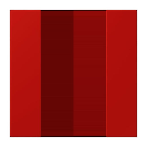 Jung - Abdeckung/Bedienelement für Installationsschalterprogramme Tastensatz 1fach LC 501 TSA 227 rouge vermillon 31