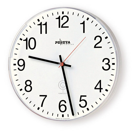 Peweta - Uhr Funkuhr 52.270.211 innen,1,5V,D=265mm