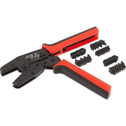 Cimco Werkzeuge - Presswerkzeug Kabelschuhe/Verbinder, Aderendhülsen, Schirmanschluss Presszange 106000 3 Presseinsätze