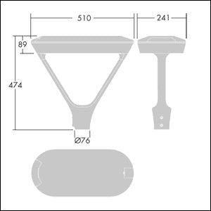 Thorn - Straßen- und Platzleuchte Mastaufsatzleuchte UD 24L70 #96277182 730