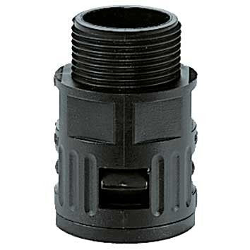 Flexa - Kunststoff-Wellschlauch-Verschraubung Schnellverschraubung RQG1-M AD10,0/M10 sw IP66,gerade − 50 Stück