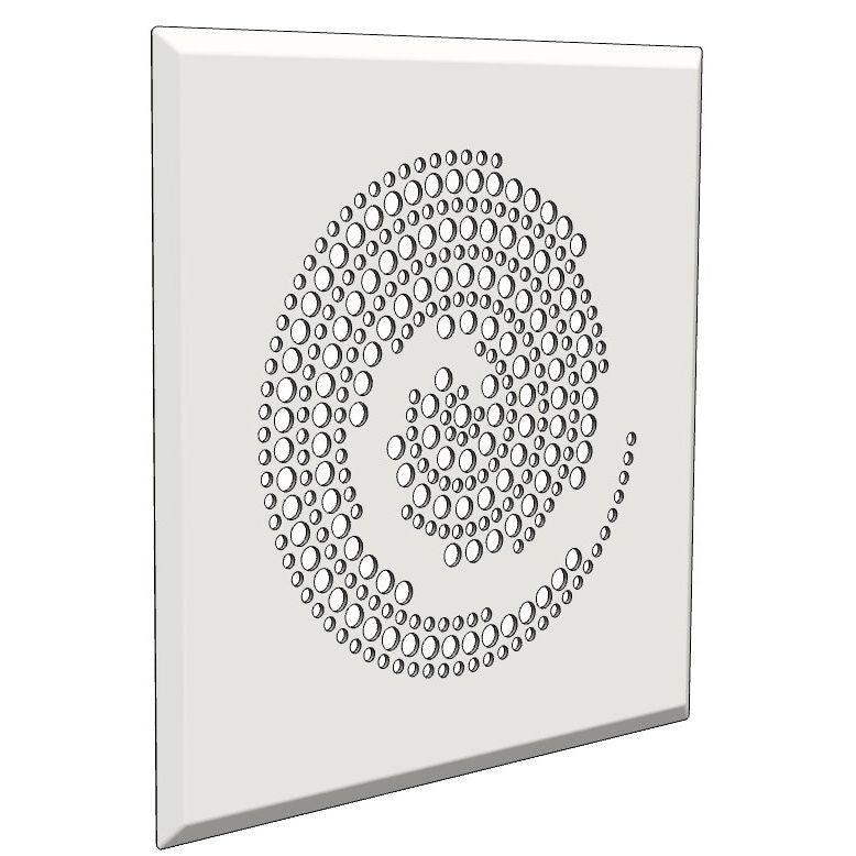Glen Dimplex SEE - Luftdurchlassventil Ventilgitter DVG QW Circles Design Circles