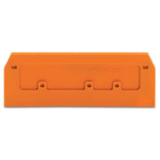 WAGO - Abschluss- und Zwischenplatte für Reihenklemme Abschluss-/Trennplatte 280-371 orange, 2,5mm