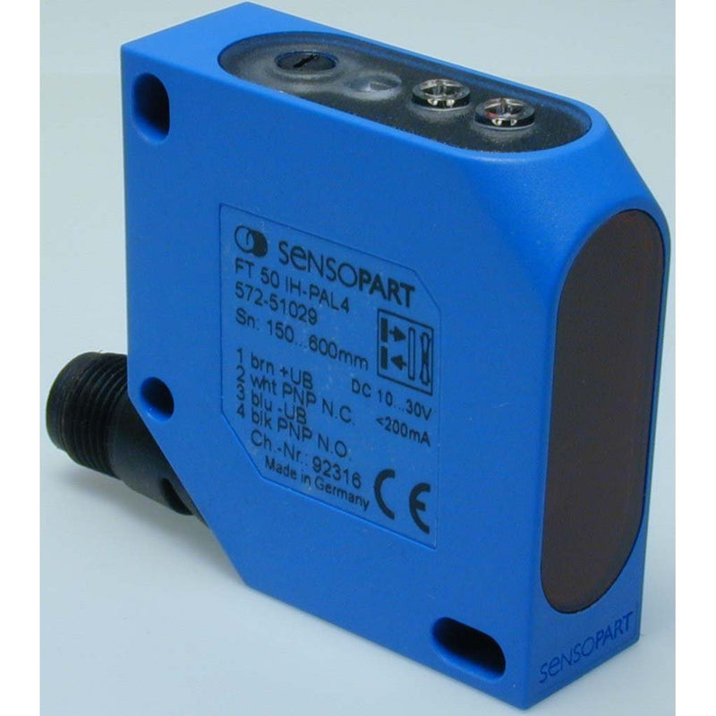 Sensopart - Lichttaster energetisch Reflexionslichttaster FT 50 IH-PAL4 m.Hintergrundausblen