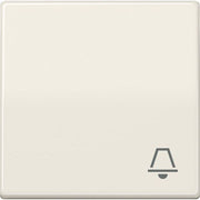 Jung - Abdeckung/Bedienelement für Installationsschalterprogramme Wippe Symbol KLINGEL ws ABAS 591 K für Taster