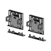 LTS Licht&Leuchten - Mechanisches Zubehör/Ersatzteile für Leuchten Enddeckel (VE2) LK-Z 060.002 sw