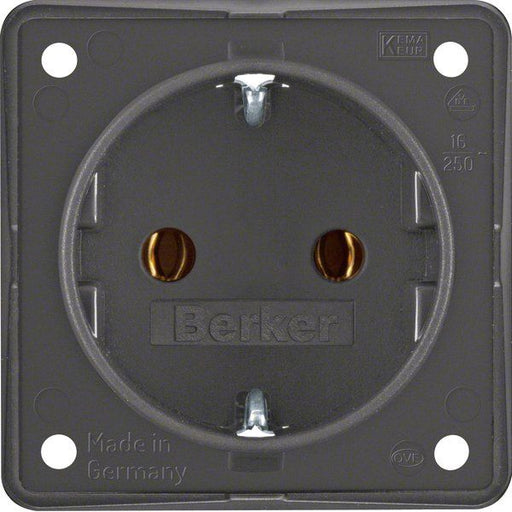 Berker - Steckdose Schuko-Steckd.anth 947782505 m.Steckklemmen