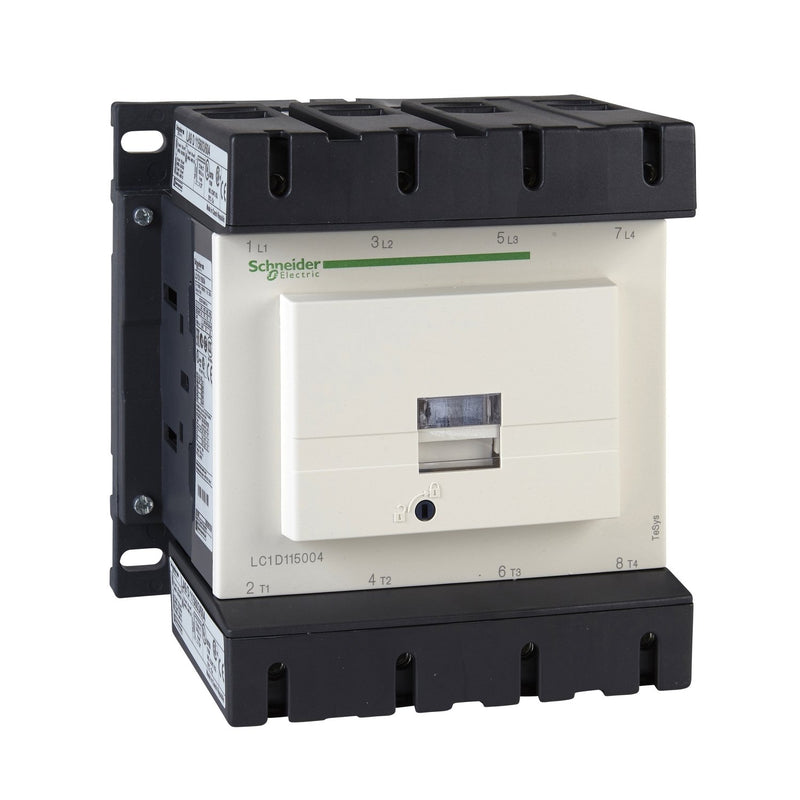 Schneider Electric - Leistungsschütz zum Schalten von Wechselstrom Leistungsschütz LC1D115004V7 4-polig