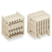 WAGO - Leiterplattensteckverbinder THT-DoppelstockStiftleiste 734-402/001-000 1,0x1,0,abgew.,lgr − 100 Stück