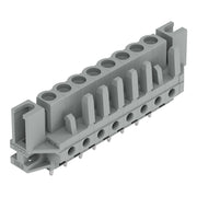 WAGO - Leiterplattensteckverbinder THT-Federleiste gerade 232-138/047-000 Rastermaß 5mm,grau − 50 Stück