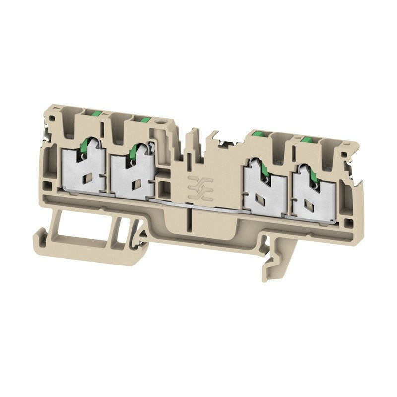 Weidmüller - Durchgangs-Reihenklemme Klemme S4C 2.5 DL SNAP IN, 2.5 mm² − 100 Stück