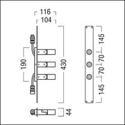 Zumtobel Group - Wegeleuchte Rohrleuchte SUSY CL 3P #42183709 3000K