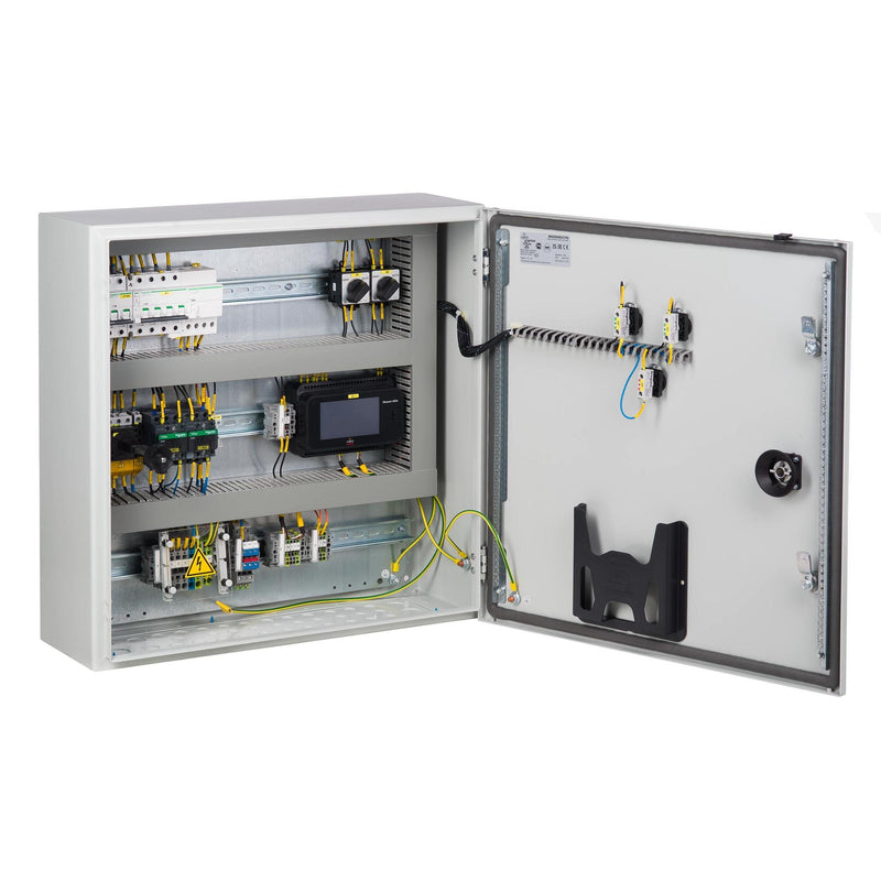 Chemelex - Kleinverteiler bestückt Schaltschrank für HWAT SBS-HWAT-E550C-9X16A (9 x C 16A/30 mA)