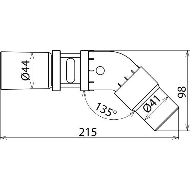 DEHN - Zubehör/Ersatzteile für Sicherheitsgeräte Saugschlauchadapter SSA W D gewink. D 40 mm