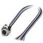 Phoenix Contact - Rundsteckverbinder, feldkonfektionierbar (Industriesteckverbinder) Einbausteckverbinder SACC-DSI-M #1453465 6-polig M8 − 1 Stück