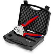 Knipex - Presswerkzeug Kabelschuhe/Verbinder, Aderendhülsen, Schirmanschluss Vierdornpresszange 97 52 65 DG 250mm