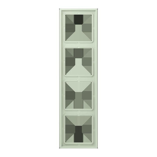 Jung - Abdeckrahmen Rahmen 4-fach LC 984 218 vert anglais pale