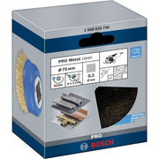 Bosch - Rotierende Drahtbürste PRO Metal clean X-Lock 2608620730 Topfbürste 75 x 0,30
