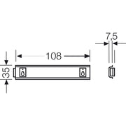 Hensel - Tragschiene KG TS 02 f.KG 9002 Hutpr.35mm