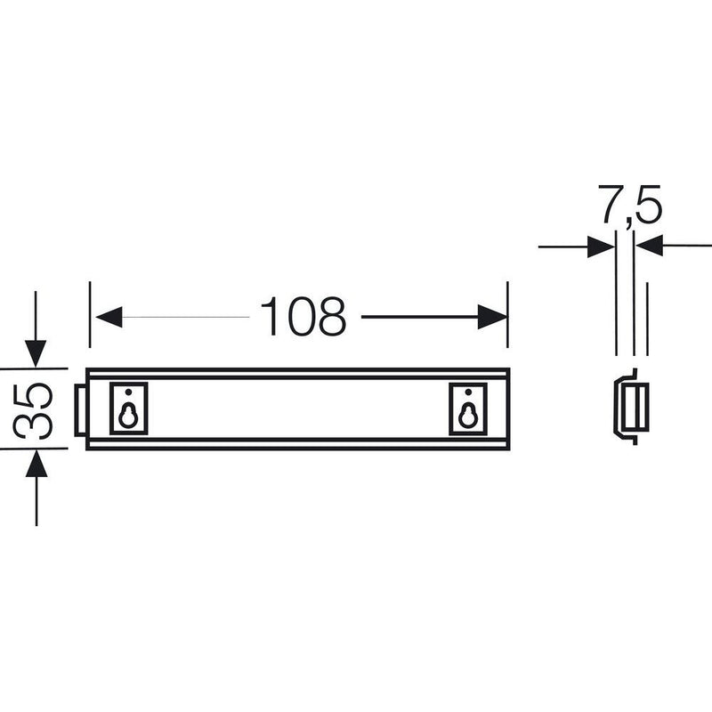 Hensel - Tragschiene KG TS 02 f.KG 9002 Hutpr.35mm