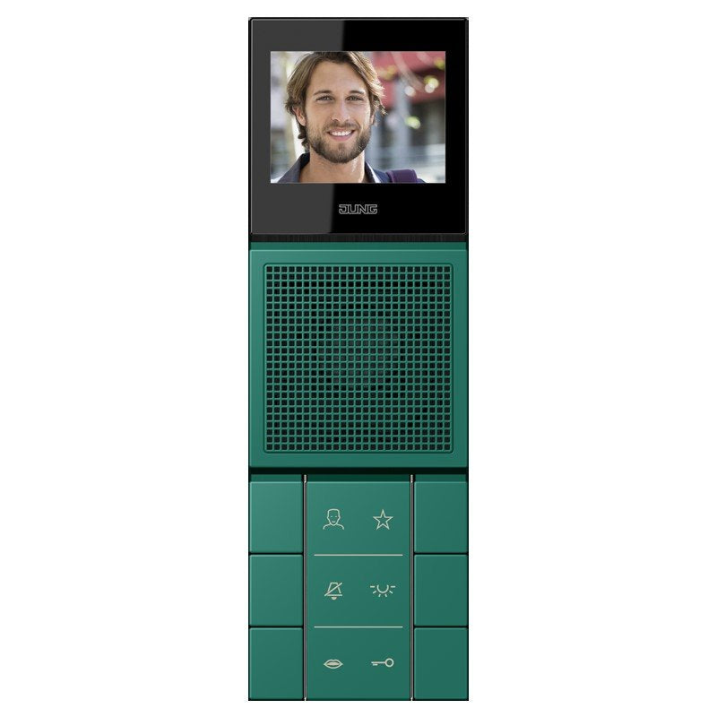 Jung - Innenstation für Türkommunikation SIB Video-Innenstation SI VI LC 627 216 LS 32040