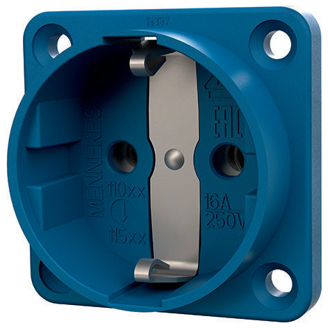 Mennekes - Schutzkontakt-Anbausteckdose Schuko-Anbau-Steckdose 11531 16A,2p+E,230V,bl