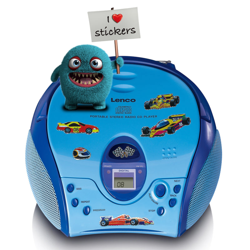 LENCO - Radio Boombox SCD-24BU kids