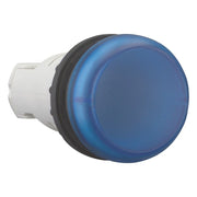 Eaton - Frontelement für Leuchtmelder Leuchtmelder,compact M22-LC-B flach,blau − 10 Stück