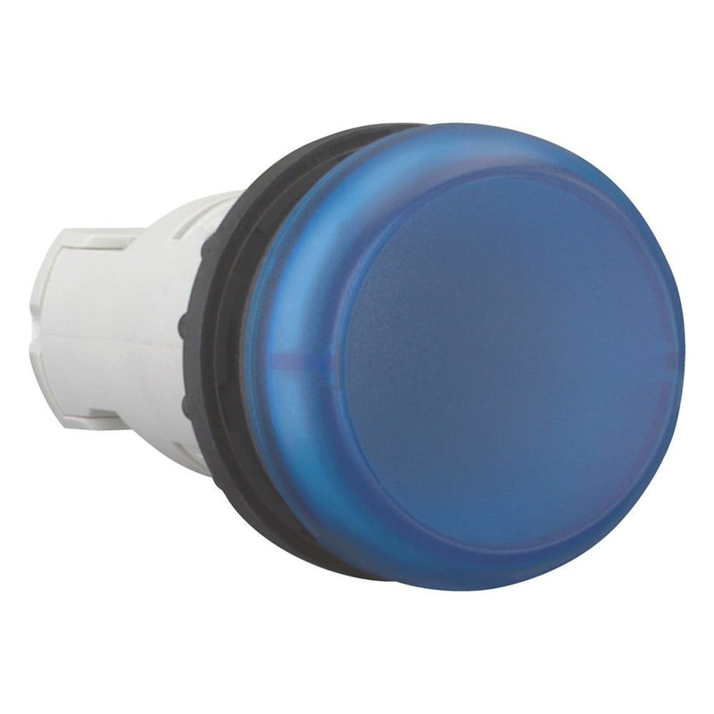 Eaton - Frontelement für Leuchtmelder Leuchtmelder,compact M22-LC-B flach,blau − 10 Stück