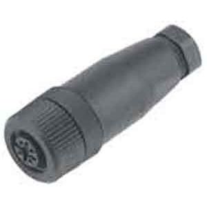 Binder - Rundsteckverbinder, feldkonfektionierbar (Industriesteckverbinder) Kabeldose 99 0430 57 04 4-polig,Serie 713