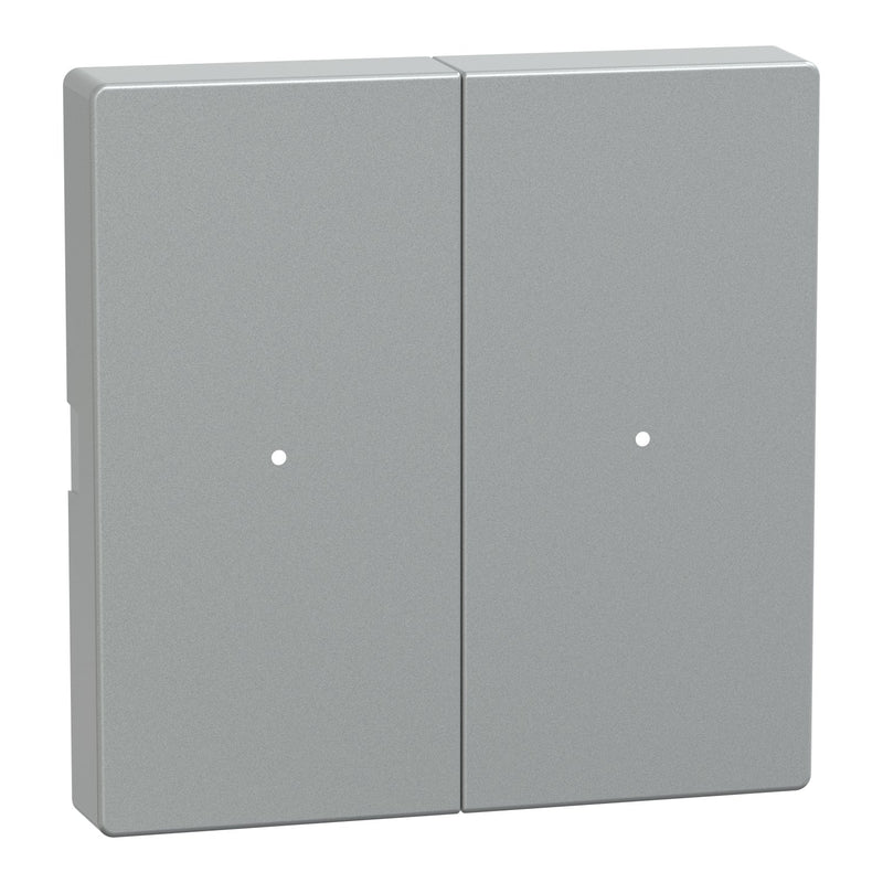 Schneider Electric - Bussystem-Tastwippe Wippe Tastermodul 2fach MTN625260 Aluminium