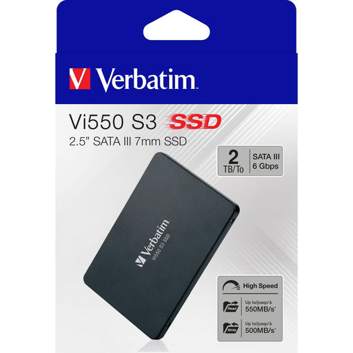 Verbatim - Speichermedium digital SSD 2TB SATA-III 49354 6.35cm(2.5Z),Vi550