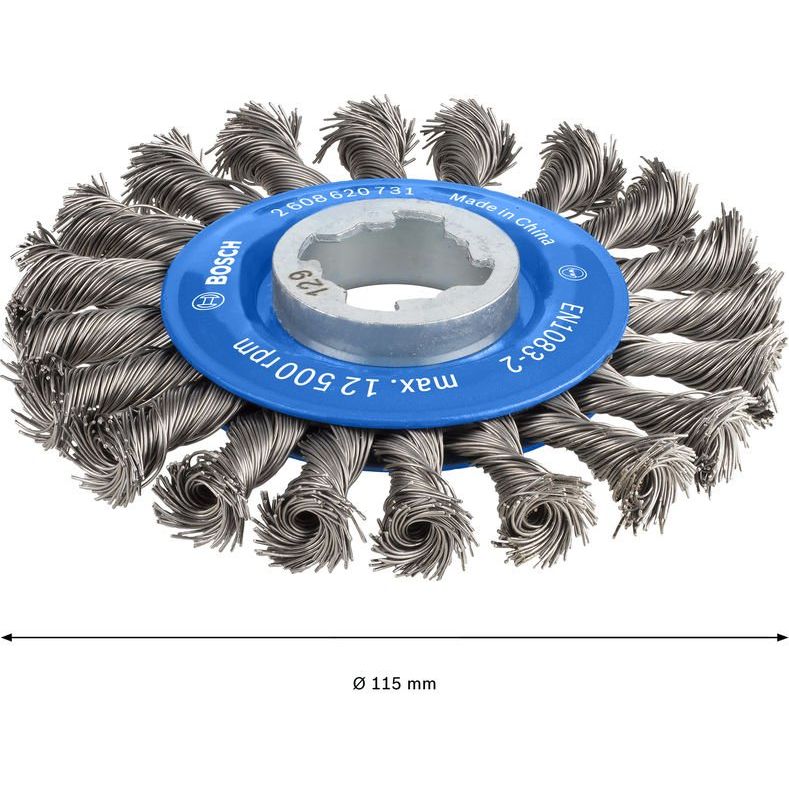 Bosch - Rotierende Drahtbürste PRO Metal heavy X-Lock 2608620731 Scheibenbürste 115 x
