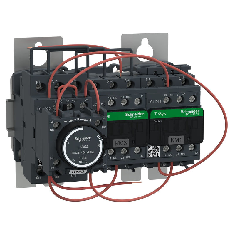 Schneider Electric - Schützkombination S-D-Schützkombination LC3D18AB7 18,5kW, 24V50/60Hz