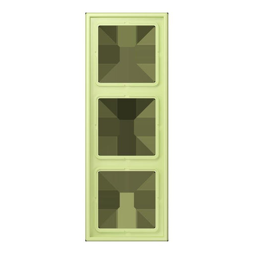 Jung - Abdeckrahmen Rahmen 3-fach LC 983 222 vert jaune clair