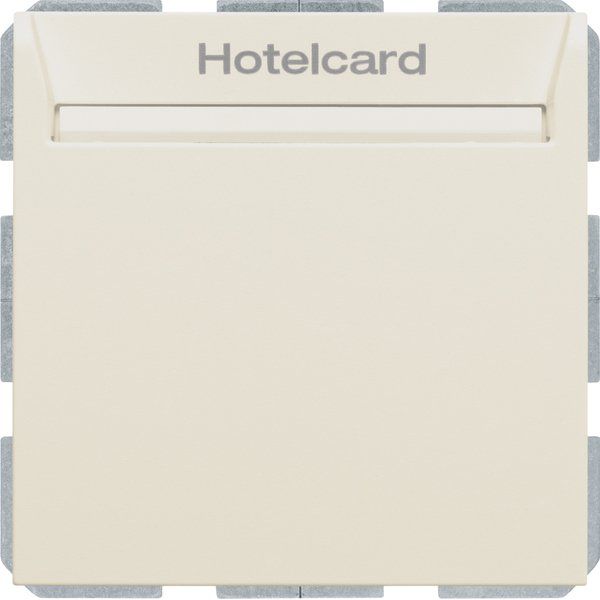 Berker - Taster Relais-Schalter Hotelcard 16408992 weiß glänzend