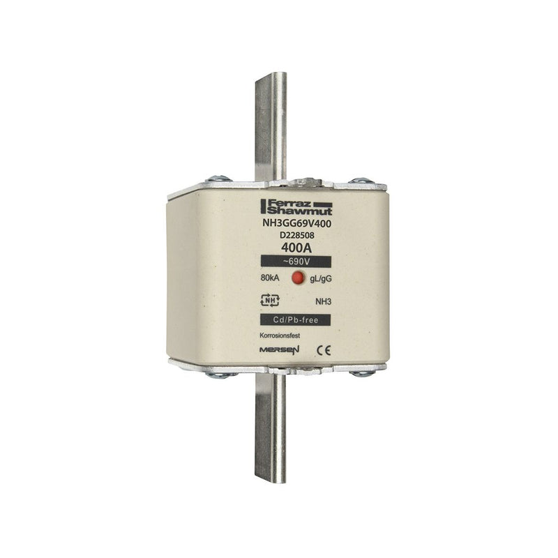 Mersen - Messersicherung NH-Sicherungseinsatz SF NH3GG69V250 Gr.3 gG 250A/690V KM