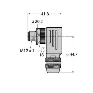 Turck - Rundsteckverbinder, feldkonfektionierbar (Industriesteckverbinder) Stecker CMBS8241-0