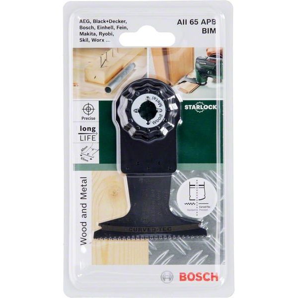 Bosch - Blatt für Oszillierer Tauchsägebl Starlock 2609256D56 PAII 65 APB,65x50mm