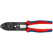 Knipex - Presswerkzeug Kabelschuhe/Verbinder, Aderendhülsen, Schirmanschluss Crimpzange 97 21 215 B 230mm