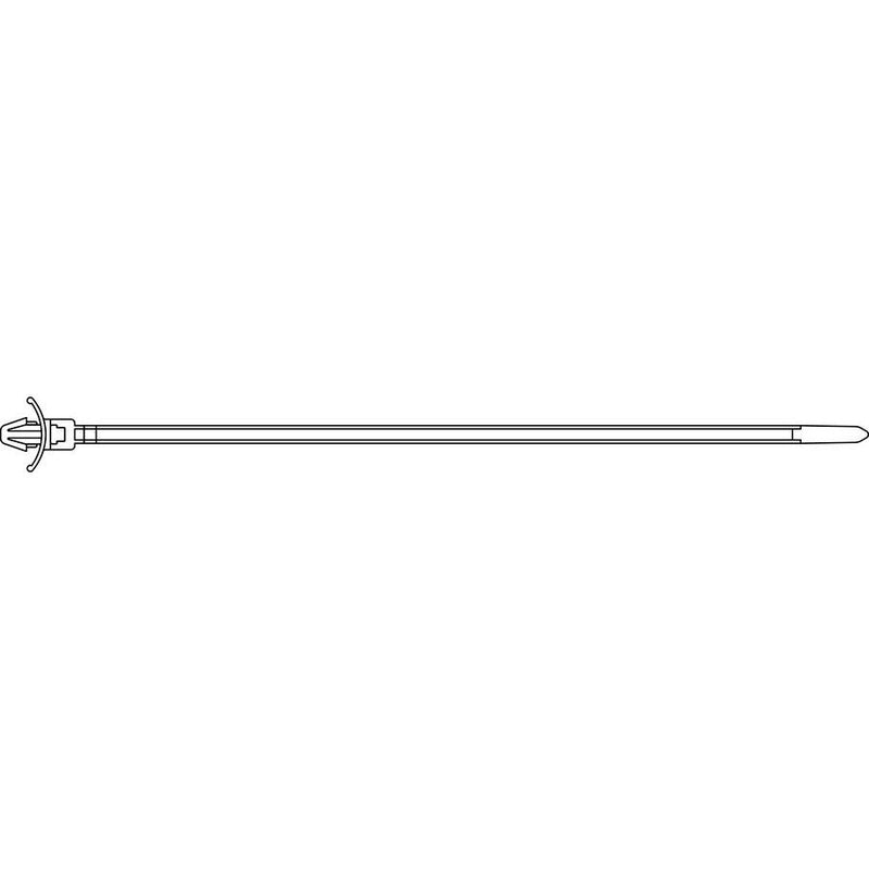 HellermannTyton - Kabelbinder Befestigungsbinder 150-48396(1000) 228x4,6 schwarz − 1000 Stück